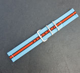 Gulf Strap Hellblau gestreift