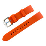 Rubber strap zweiteilig orange Silikon