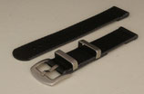 Split Strap / zweiteiliges  Armband 22mm schwaz aussen dünn grau 8170