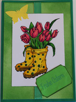 Frühlingsgrüsse - Osterkarte