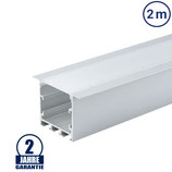 LED Profil PDS5 Decken Einbau eloxiert 2m SET