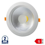 30W LED COB Einbauleuchte Rund 145° Kaltweiß TÜV