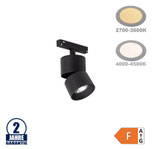 10W Schienenspot CRI90+ schwenkbar für 48V Stromschiene R20 Magnetic Line