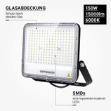 150W LED Fluter Professional Schwarz