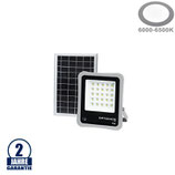 6W LED Fluter solar-betrieben inkl. Akku 3,2V/5Ah