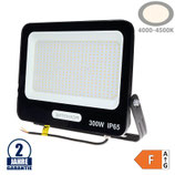 300W LED SMD Fluter Schwarz Kaltweiß