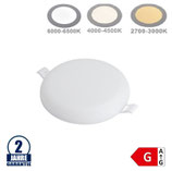 9W LED Frameless Mini Panel Rund diverse Farben