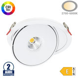 30W LED Einbaustrahler schwenkbar Schwarz CRI90+ CCT