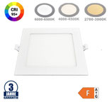12W LED Professional CRI95+ quadratisch
