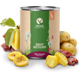 Hirsch mit Kartoffel und Quitte