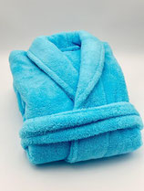 Topline Selections Plush Robe in Turquoise