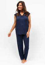 *sale* Nora Rose Modal PJ Set in Navy