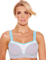 Pauline Sport Bra Silver Teal