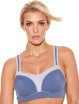 Pauline Sport bra Blue/Silver