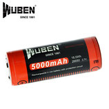 Batterie Wuben 26650 - 5000mAh Li-ion 3.7V Flat Top