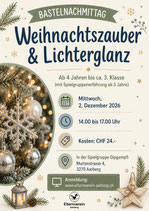Bastelnachmittag, 2. Dezember 2026