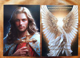 energetisierte Bildschutzkarte ® "Lord Sananda (Jesus) Hochglanz Postkartengröße