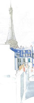 Tour Eiffel extrait vertical