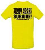 SC "Train Hard" Combatives Shirt (lime)