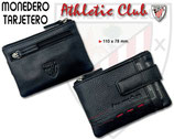 ATHLETIC CLUB MONEDERO TARJETERO NEGRO (41710)