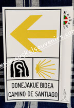 Pegatina DONEJAKUE BIDEA - CAMINO DE SANTIAGO Eranskailua
