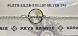 Pulsera de plata AMATXU + EGUZKILORE Zilar eskumuturrekoa