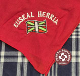 Pañuelo rojo EUSKAL HERRIA + IKURRIÑA Zapi gorria