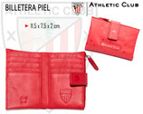 ATHLETIC CLUB MONEDERO PIEL ROJA