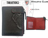 ATHLETIC CLUB MONEDERO TARJETERO NEGRO ESCUDO (41415)