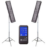Falcon Eyes Bi-Color LED Paneel RX-29TDX Set 2