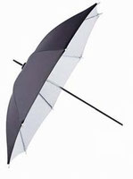 Falcon Eyes Flitsparaplu UR-60WB Wit/Zwart 152 cm