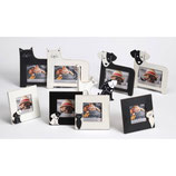 Fotolijst Hond 10 x 15 cm.(foto) Kleur wit vierkant