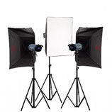 Falcon Eyes Studioflitsset TFK-3400L met LCD Scherm