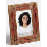Fotolijst Steigerhout luxe 10 x 15 cm. Kleur Rood