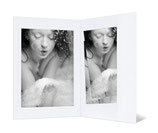 Atelier map voor foto 13 x 18 cm. Mat wit Offset 300 g/m²
