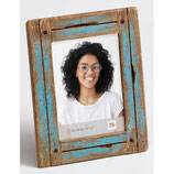 Fotolijst Steigerhout luxe 10 x 15 cm. Kleur Blauw