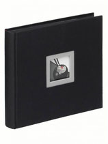 Fotoalbum Black & White 30,0 x 30,0 cm. Zwart