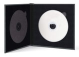 Momentum DVD-Cover voor 2 DVDs Akilea DUO 16.5 x 16.5 cm. Velours antraciet