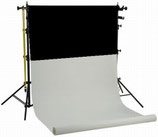 Falcon Eyes Achtergrond Systeem SPK-2 incl. 2 Rollen Zw/Wit