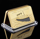 Titanic herdenkings Gold bar