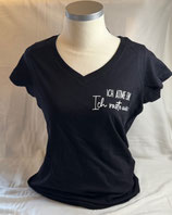 SOLs Woman Shirt "Einatmen Ausrasten" schwarz