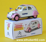Toys.Automic Citroen 2cv ambulance Aspro course cycliste