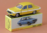 Renault 12 Gordini  jaune sur base Dinky Toys Réédition Atlas