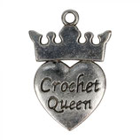 Anhänger / Label  - crochet queen