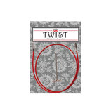 Chiao Goo TWIST red cable, small, 125 cm