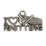 Anhänger / Label  - i love knitting