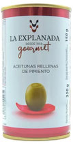 La Explanada Gourmet, Grüne Oliven gefüllt mit Paprika (5 Dosen)