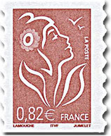 Marianne de Lamouche 0.82€ lilas-brun clair ADH53A et ADH53B - 2005 Neuf**