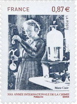Marie Curie, Année internationale de la chimie ADH524 - 2011 Neuf**