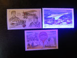 Série de 3 timbres Poste aérienne sans phosphore